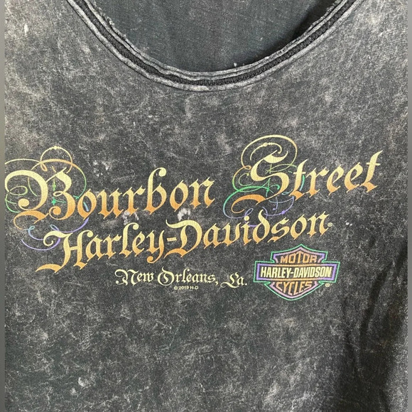 Harley Davidson Bourbon Street New Orleans Tank Top Sz 3X - Picture 3 of 8